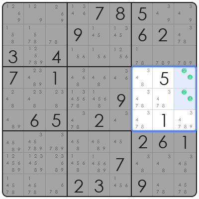x wing technique sudoku